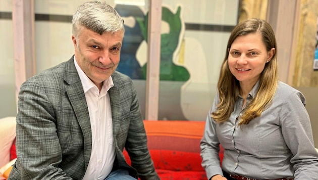 Die Klimaforscher Karl Steininger und Ilona Otto vom Wegener Center der Uni Graz (Bild: Barbara Winkler)