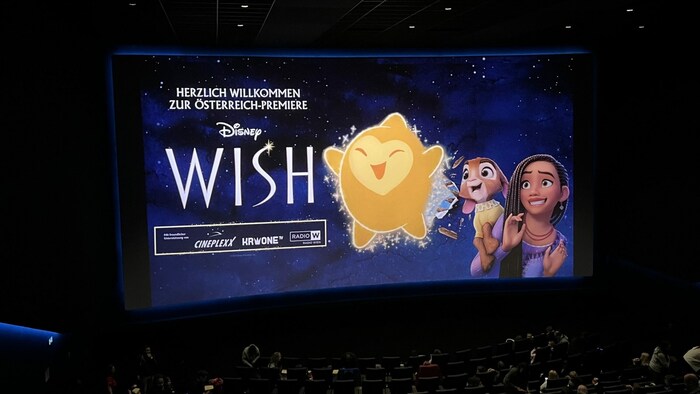 Strahlende Kinderaugen gab es auch bei unserer krone.tv Österreich-Premiere von „Wish“ im ...