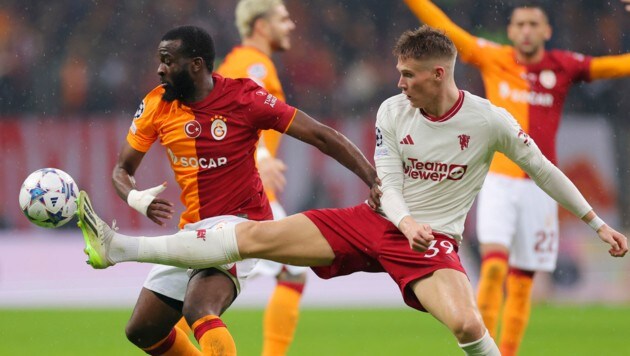 Spektakel pur bei Galatasaray gegen Manchester United (Bild: Associated Press)
