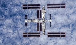China hat jetzt erstmals Bilder der kompletten Raumstation „Tiangong“ veröffentlicht.