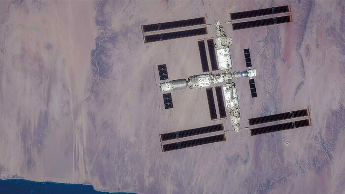 Die Raumstation „Tiangong“ ist 55 Meter lang und wiegt 77 Tonnen.