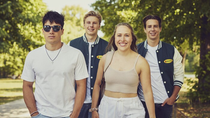 Jakob Greber ist ebenso wie Martin-Luis Walch, Victoria Olivier und Weltcup-Debütant Moritz ...