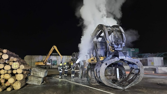 Die Feuerwehr konnte den Brand schnell löschen.