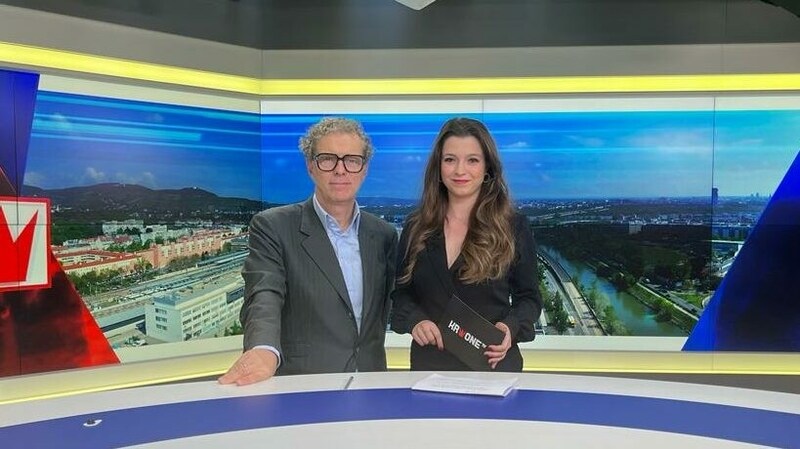 Heinz Lederer, SPÖ Stiftungsrat im krone.tv Talk mit Stefana Madjarov. (Bild: krone.tv)