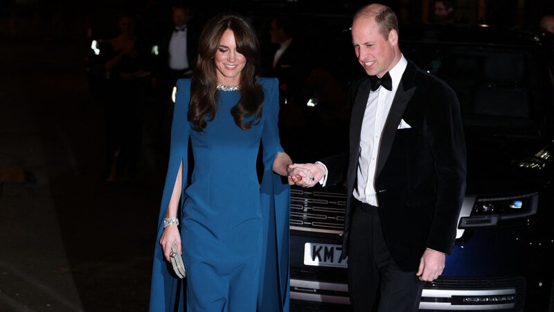 Prinz William und Prinzessin Kate (Bild: APA/AFP/Daniel LEAL)