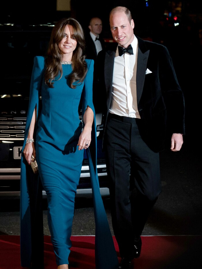 Prinzessin Kate sah in ihrem Glamour-Look einfach fabelhaft aus.
