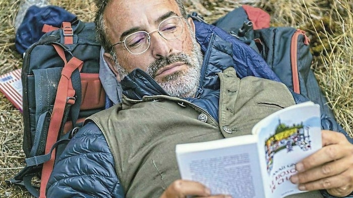 Oscar-Preisträger Jean Dujardin („The Artist“) im Film „Auf dem Weg- 1300 Kilometer zu mir“.
