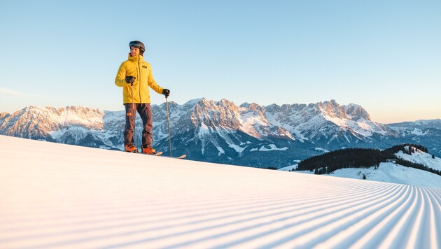 In der Skiwelt Wilder Kaiser haben bei Ellmau die ersten Lifte aufgesperrt. (Bild: Matthäus Gartner)