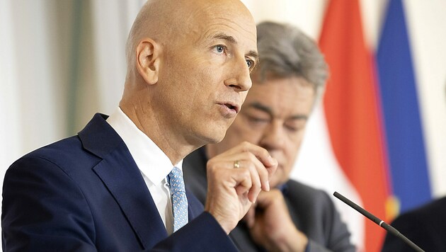 Wirtschaftsminister Martin Kocher: „Das System der Lohnfindung in Österreich funktioniert.“ (Bild: APA/TOBIAS STEINMAURER)