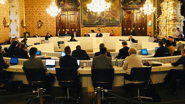Heiße Themen im heutigen Landtag (Bild: Christian Jauschowetz)