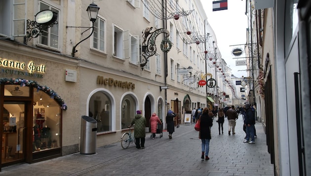 In die Getreidegasse ziehen neue Mieter ein. (Bild: Tröster Andreas)