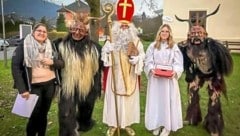 Seit 1978 wird der Mann von Engerln und Krampussen begleitet. (Bild: Ernst Kitzer)