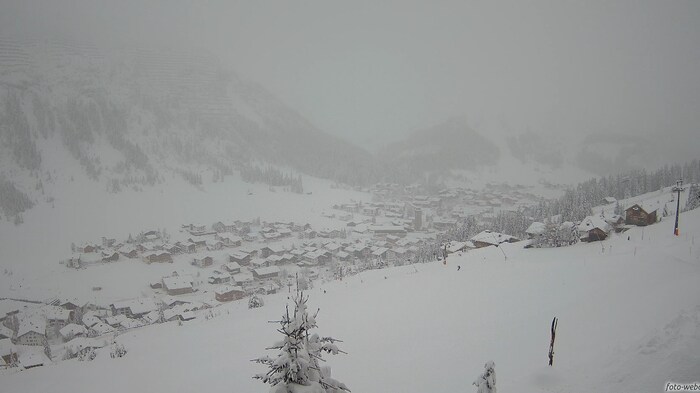 In Lech erfreute sich die Skifahrer am Pulverschnee.