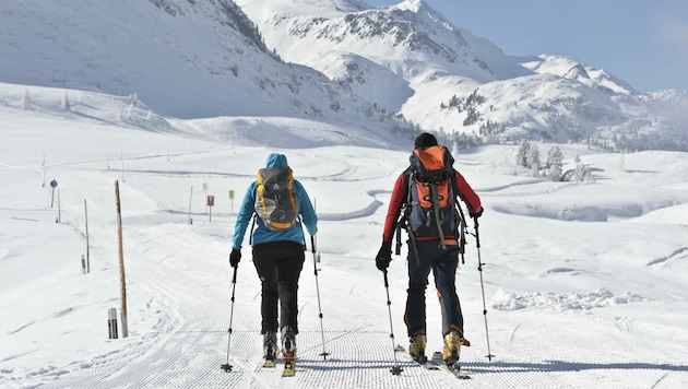 In Tirol herrschen optimale Bedingungen für das Pistentourengehen. Die „Krone“ präsentiert die Angebote. (Bild: TVB Osttirol/Blaha)