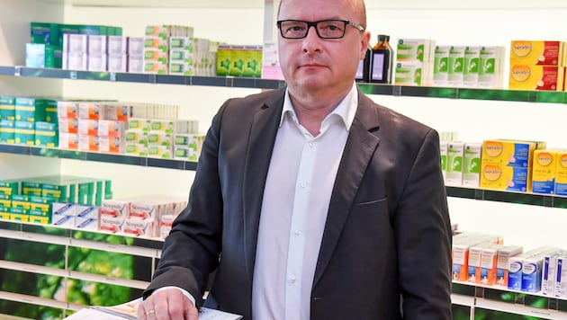 Thomas Veitschegger, Präsident der Apothekerkammer in OÖ. (Bild: Dostal Harald)