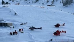 Großeinsatz im Skigebiet Obertauern (Bild: Bergrettung)