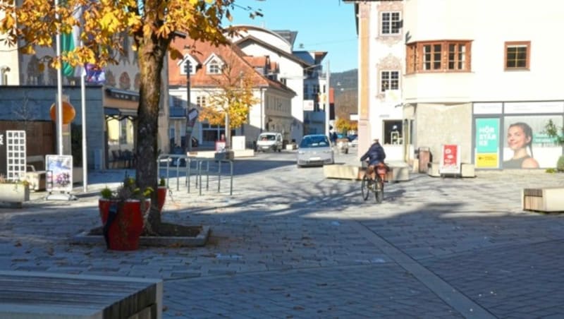 Der Reuttener Untermarkt - ein durchaus urbanes Ensemble. (Bild: DAUM Hubert)