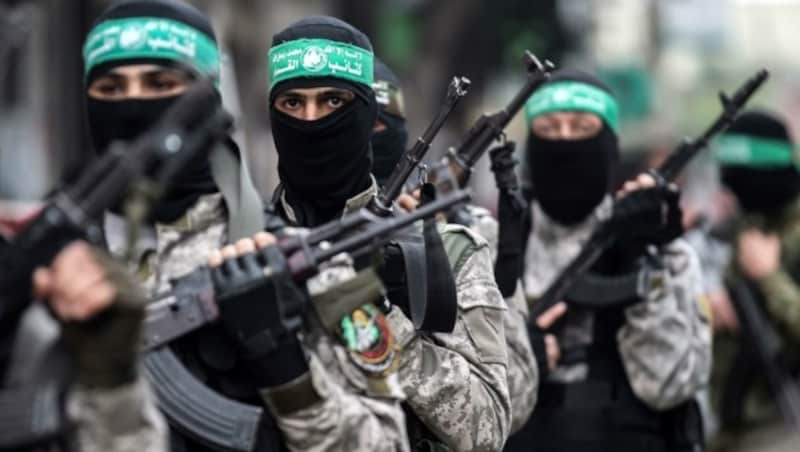 Kämpfer der Hamas (Bild: SAID KHATIB)