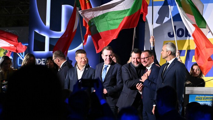 Europas Rechtspopulisten feierten sich am Sonntag in Florenz selbst.