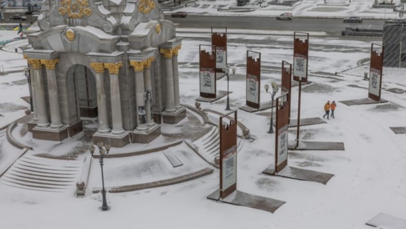 Unter Klitschko bereitet sich die ukrainische Hauptstadt auf einen langen Winter vor. (Bild: APA/AFP/Roman PILIPEY)