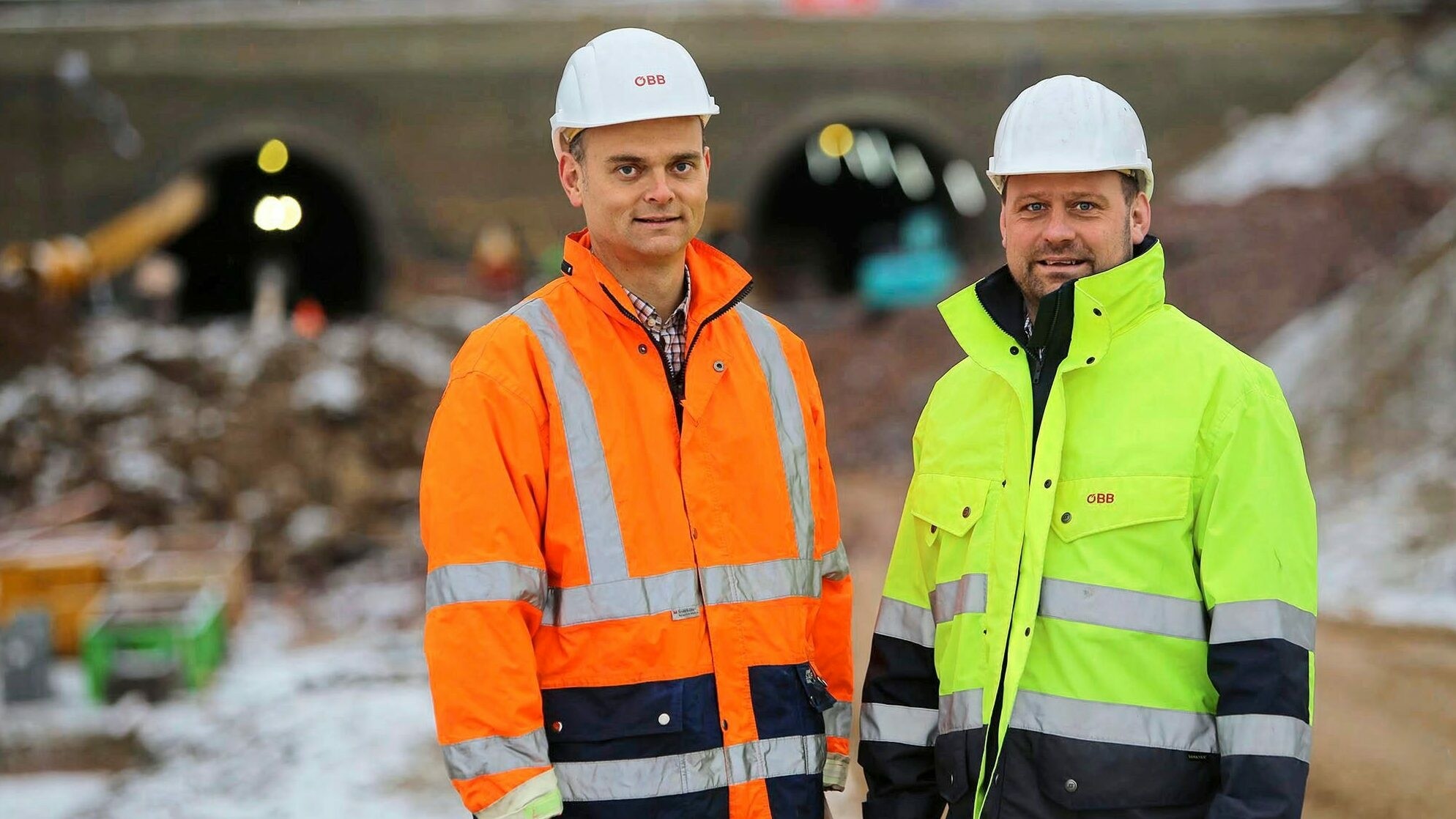 Projektleiter Gerald Zwittnig (re) ist weit zwölf Jahren über die Bundesbahn integriert.