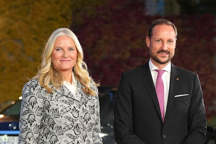 Prinz Haakon mit seiner Frau Mette-Marit.