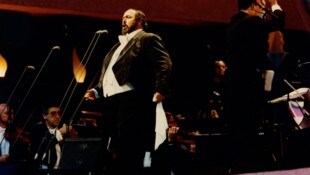 Luciano Pavarotti 1991 im Hyde Park (Bild: James Fraser / SIPA PRESS)