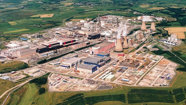 Der große britische Nuklearkomplex Sellafield (Archivbild) wird laut dem „Guardian“ seit Jahren von Hackern infiltriert. (Bild: AFP/Odd Andersen)