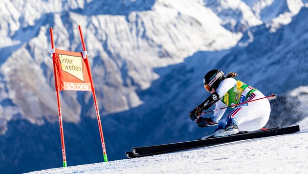 Maria Therese Tviberg beim Saisonauftakt in Sölden - als ihre Ski-Welt noch heil war.  (Bild: GEPA pictures)