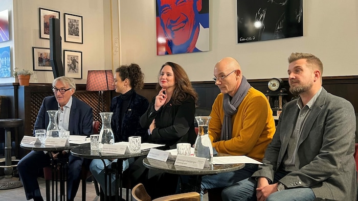 Martin Urban, Amrita Böker, Sandra Schimmler, Michael Lintner und Christoph Kalsberger ...