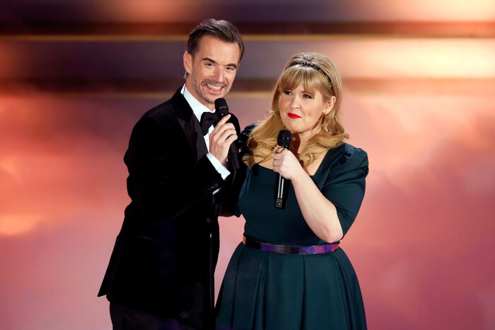 Maite Kelly und Florian Silbereisen bei dessen Show „Adventfest der 100.000 Lichter“.