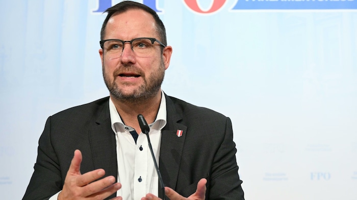 FPÖ-Generalsekretär Christian Hafenecker