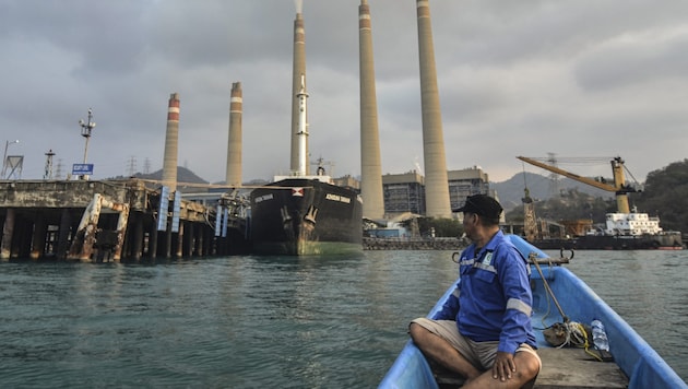 Ein Kohlekraftwerk in Indonesien (Bild: AFP/Ronald SIAGIAN)