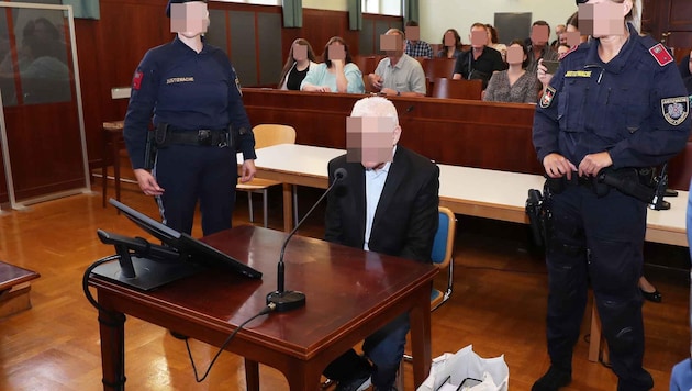 Der 65-Jährige wurde am Landesgericht in Wiener Neustadt zu lebenslanger Haft verurteilt. (Bild: Judt Reinhard, Krone KREATIV)
