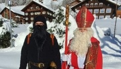 Nikolaus und Knecht Rupprecht sind derzeit im Ländle unterwegs. (Bild: Rubina Bergauer)