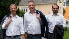 Wollen Unterstützung für die Eltern: Tschürtz, Petschnig und Wiesler. (Bild: FPÖ Bgld.)