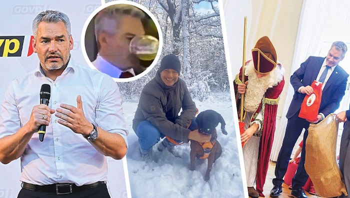 Zwei Jahre Kanzler Karl Nehammer.