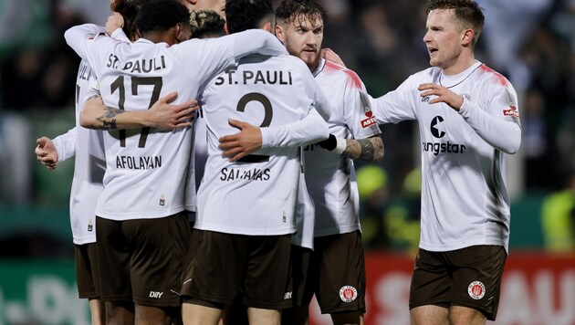 St. Pauli steht im Viertelfinale des DFB-Pokals! (Bild: AFP or licensors)