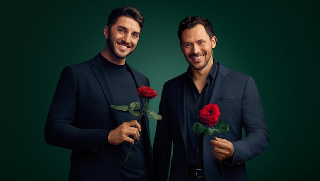 Les Bachelors Sebastian et Dennis (Bild: RTL / Benno Kraehahn)