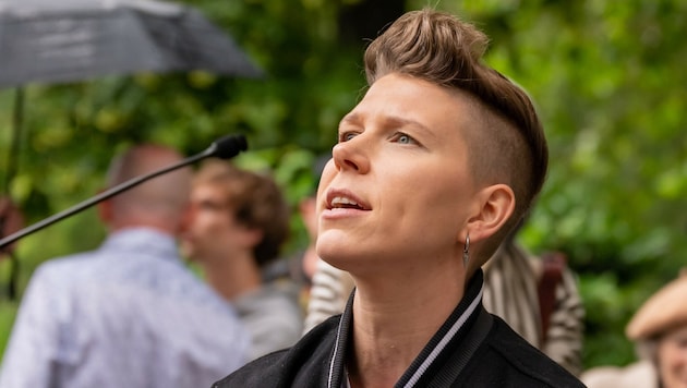 Virginia Ernst kämpft für die LGBT-Rechte in Österreich und international.