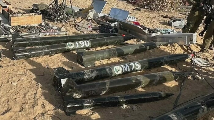Laut Angaben aus Israel handelt es sich „um eines der größten Waffenlager“, die seit ...