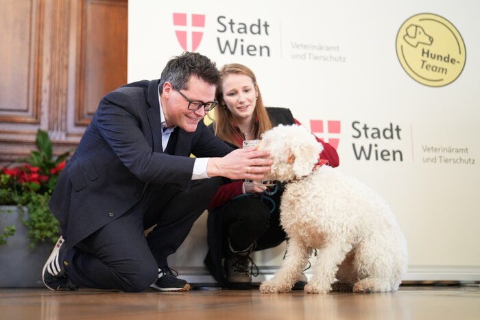 Tierschutzstadtrat Jürgen Czernohorszky ist ein gutes Zusammenleben von Mensch und Tier in der ...