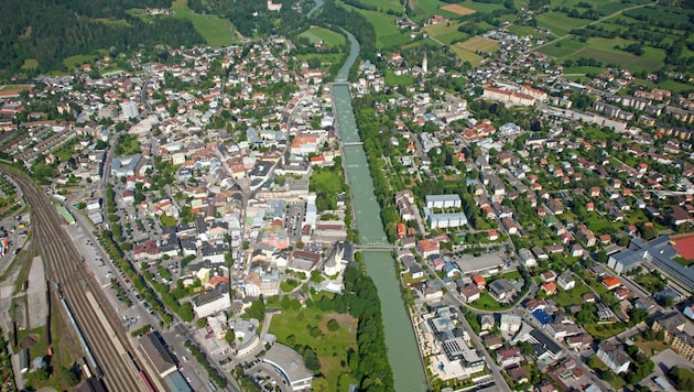 Dieser Abschnitt soll ab Jänner 2024 verbaut werden. (Bild: Stadt Lienz/Retter jun)