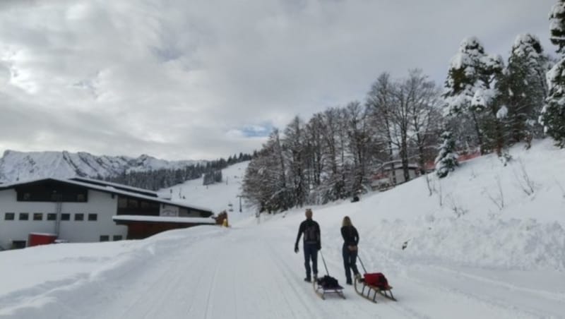 Kurz vor der Christlum Alm (Bild: Peter)