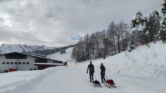 Kurz vor der Christlum Alm