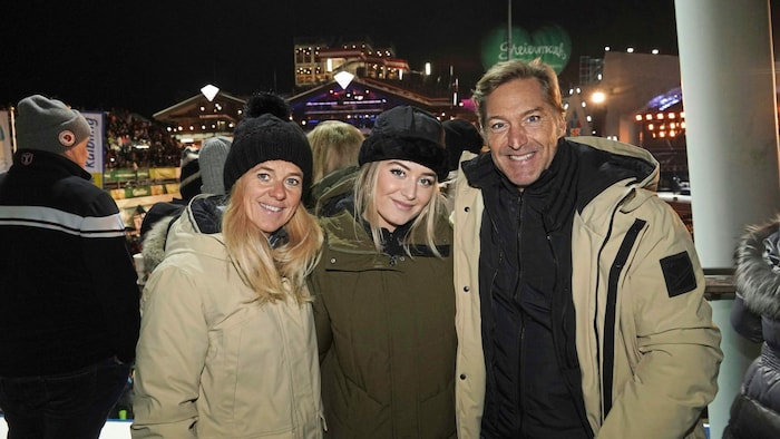 Mit dabei: Barbara, Nella und Hans Knauß