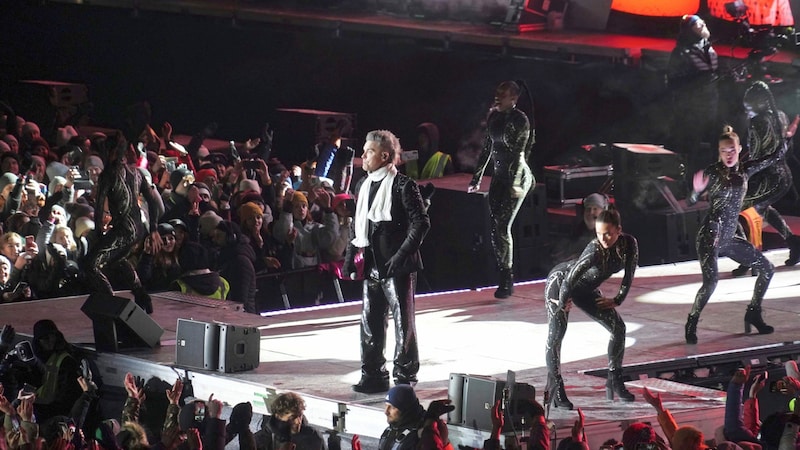 Last year, Robbie Williams wowed the crowds at the ski opening in Schladming. (Bild: Sepp Pail)