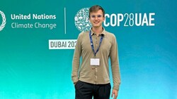 Philipp Steininger von den österreichischen Jugenddelegierten auf dem Klimagipfel in Dubai (Bild: Carina Jagersberger)