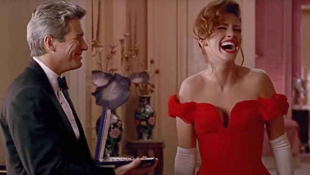 Richard Gere und Julia Roberts im Filmklassiker „Pretty Woman“ – mit Parallelen zu „La Traviata“!