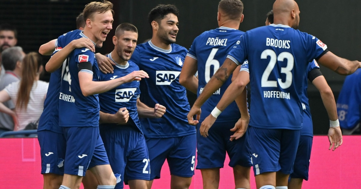 Deutsche Bundesliga - Hoffenheim Bleibt Mit Sieg An Den Top-5 Dran ...